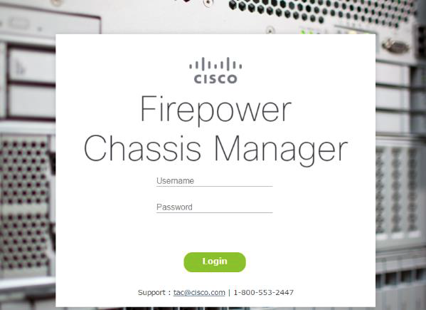 Cisco Firepower Chassis Manager