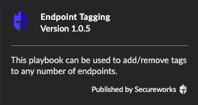 Endpoint Tagging Playbook