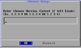 Enter iSensor Version