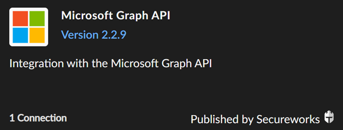 Microsoft Graph API Connection